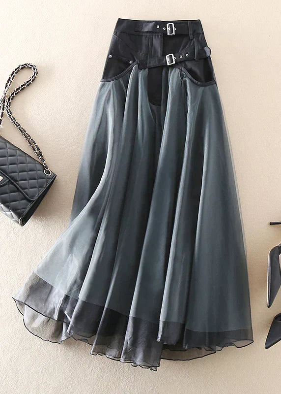 Rok Hoge Taille Veelzijdig met Splitten - Mode Vibes