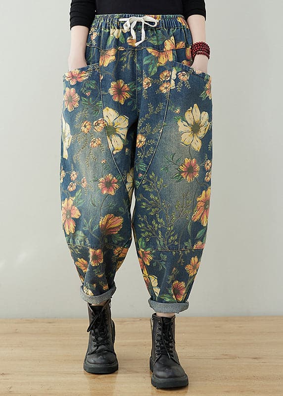 Lounge Broek met Trekkoord Bedrukt Comfortabel