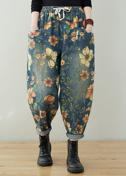 Lounge Broek met Trekkoord Bedrukt Comfortabel