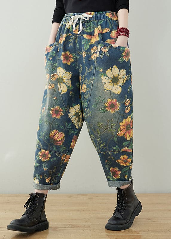 Lounge Broek met Trekkoord Bedrukt Comfortabel