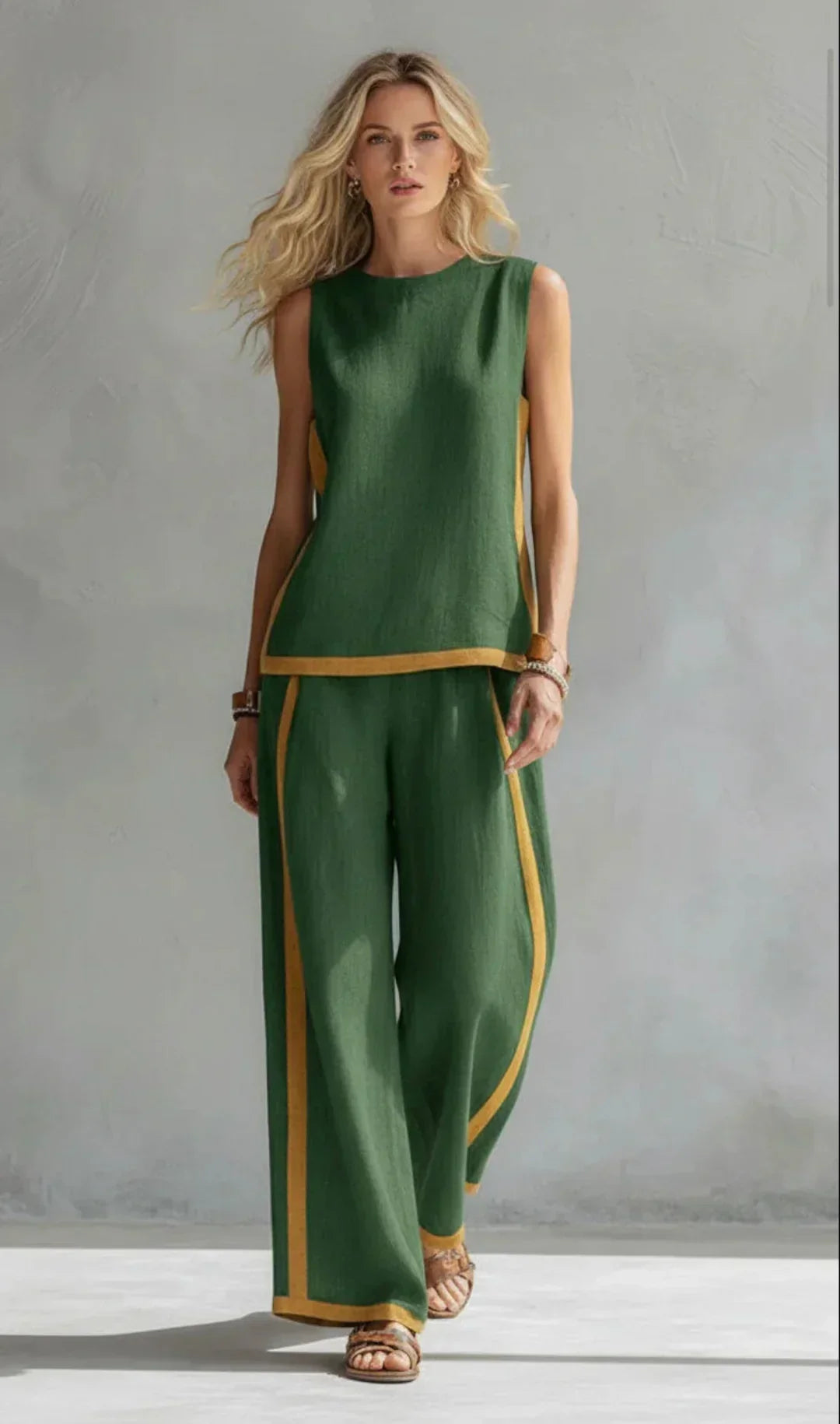 Dames Set Gilet en Broek Comfortabele Pasvorm Elegant