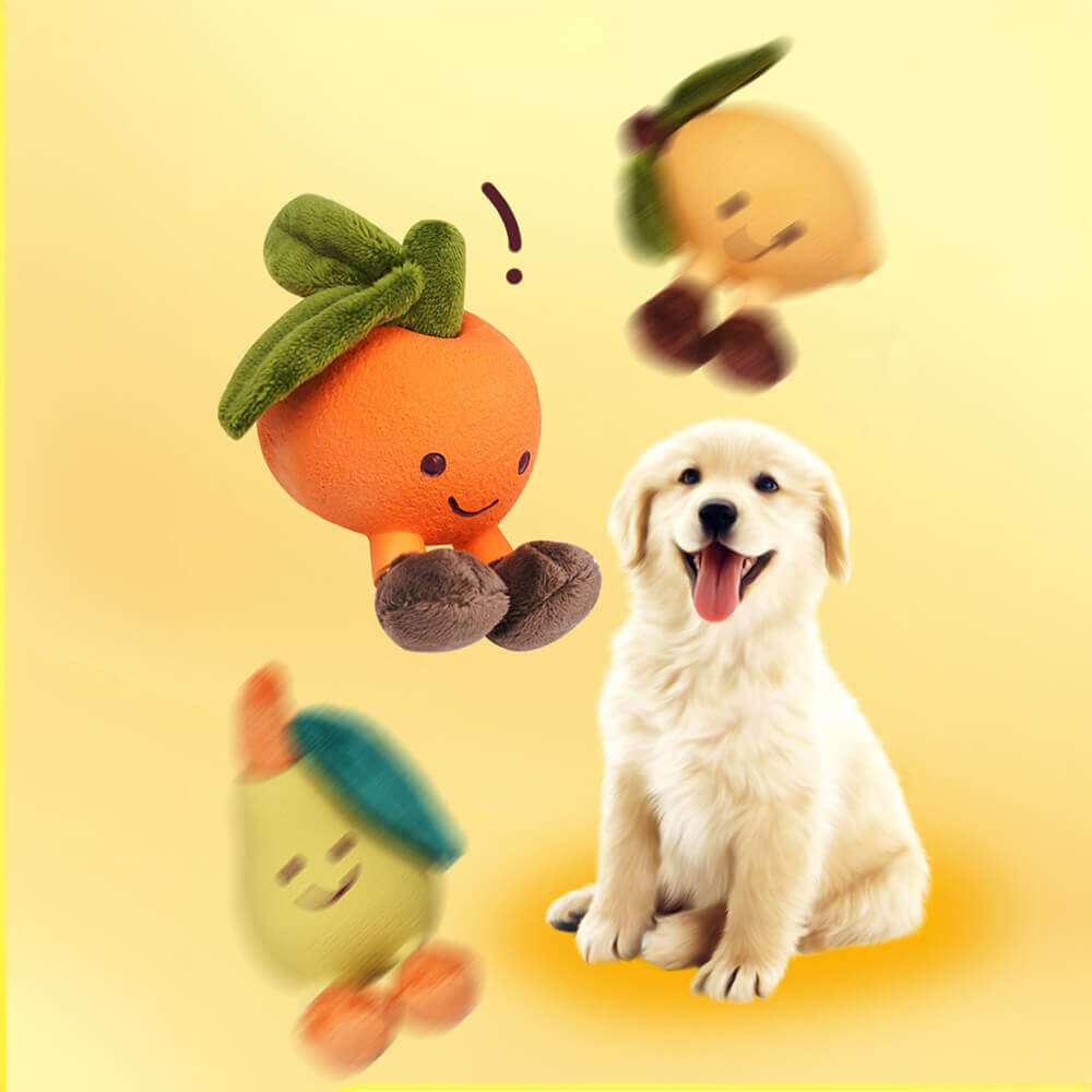 Honden Piepspeeltje Fruitig Zacht Speelgoed