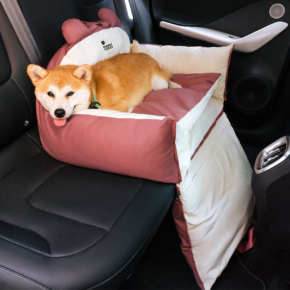 Honden Autobed BearBuddy - Comfortabele Hondenbed voor Auto