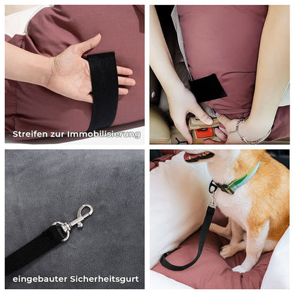 Honden Autobed BearBuddy - Comfortabele Hondenbed voor Auto