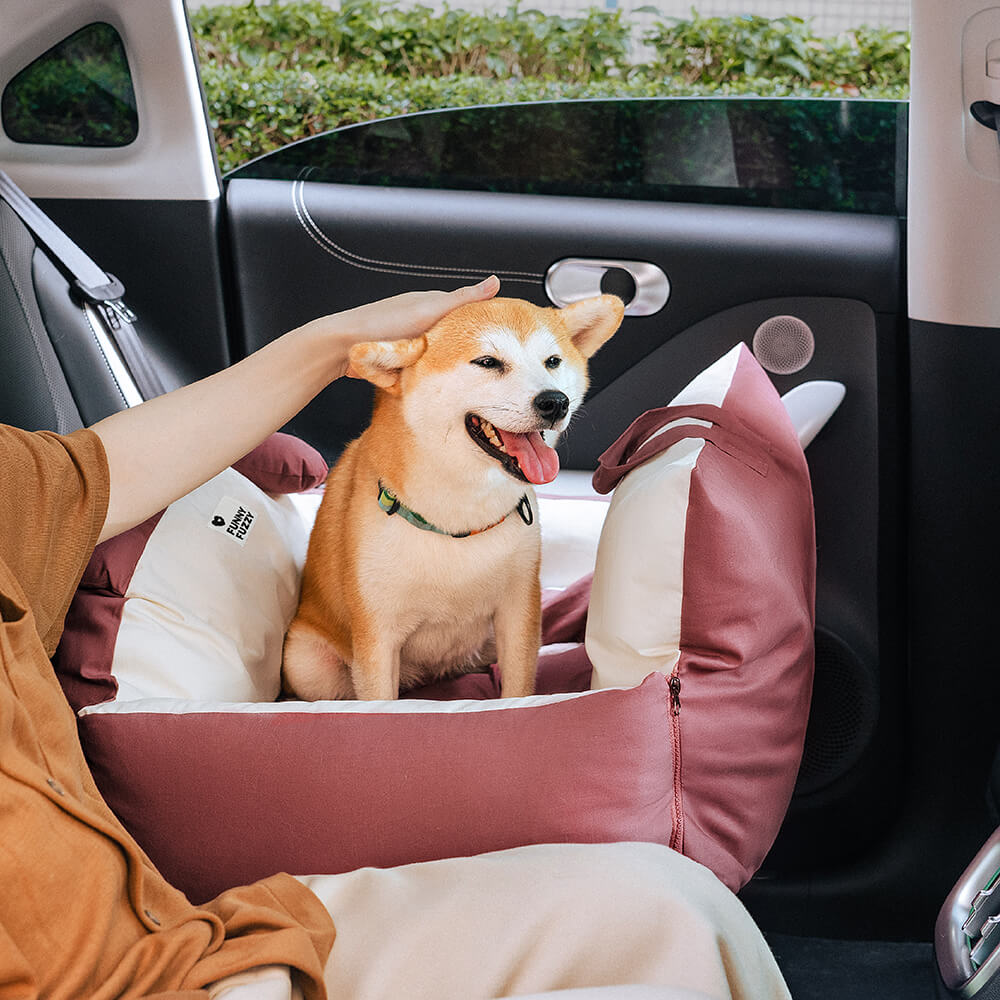 Honden Autobed BearBuddy - Comfortabele Hondenbed voor Auto