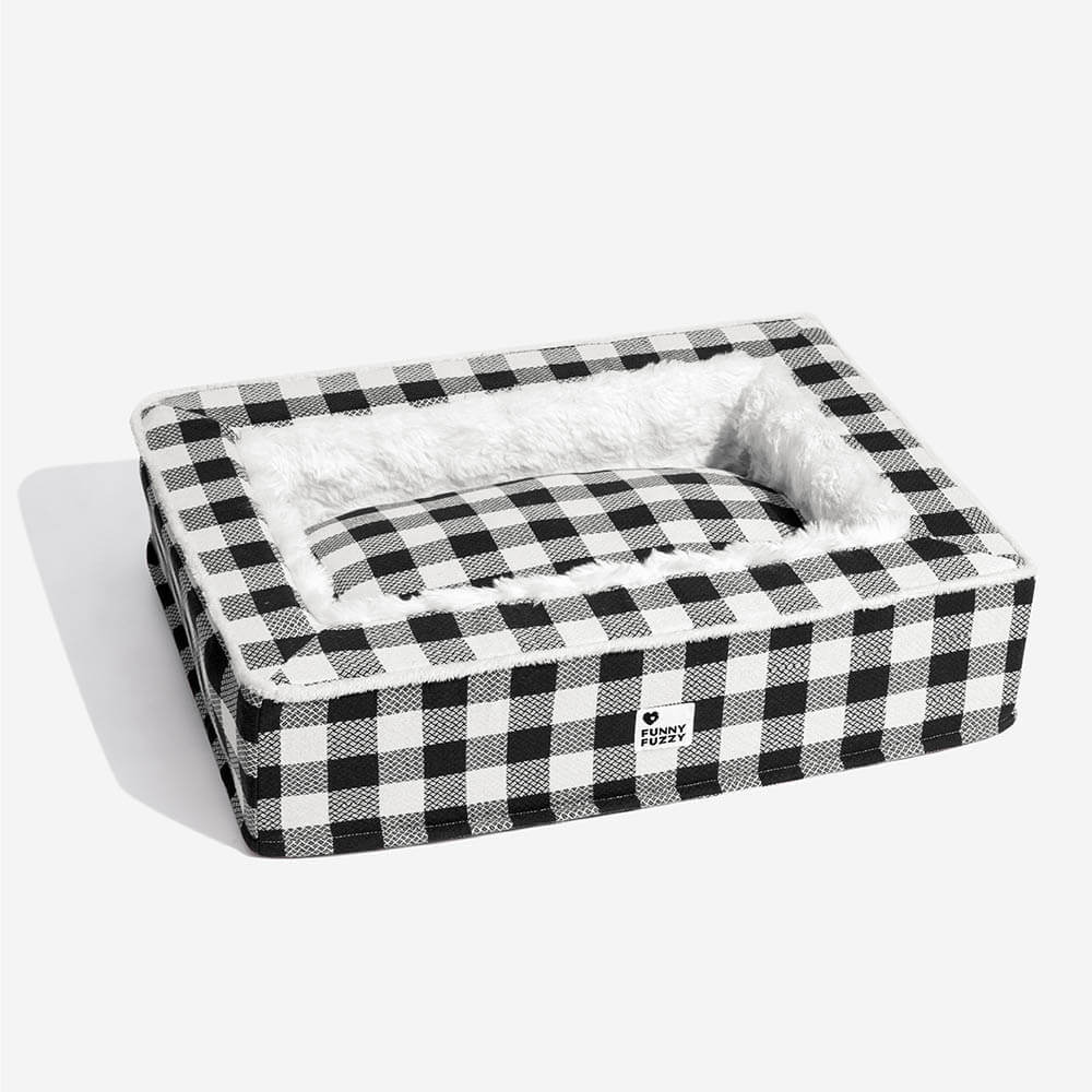 Zacht Hondenbed Geruit Scottish Terrier Bed