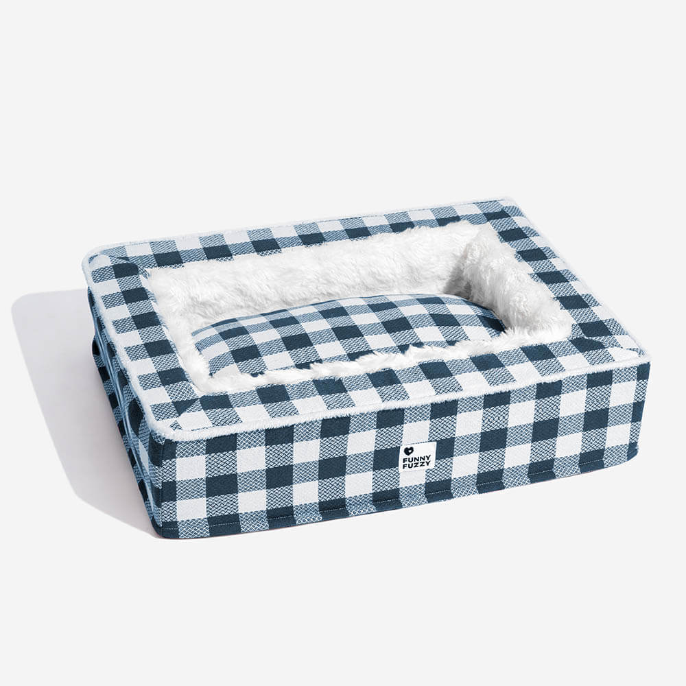 Zacht Hondenbed Geruit Scottish Terrier Bed
