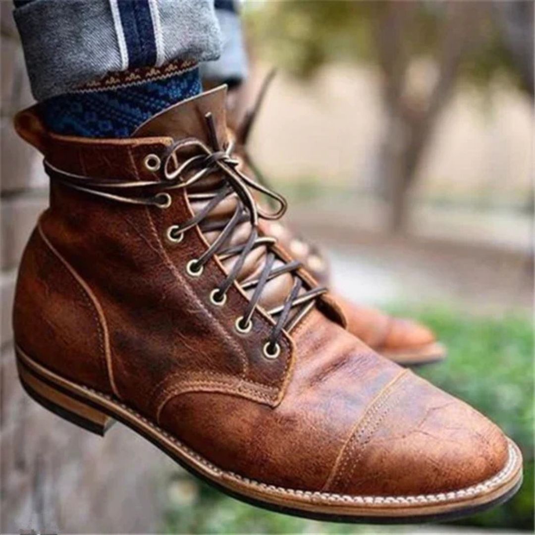 Heren Veterschoenen Waterdicht Antislip Zool Retro Stijl - Mode Vibes