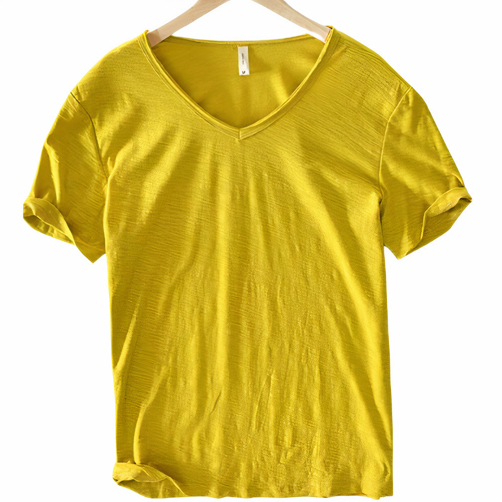 Heren Zomer T-Shirt Comfortabel Casuaal Katoen