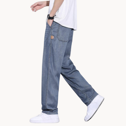 Heren Loose-Fit Jeans Retro Stijl Casual