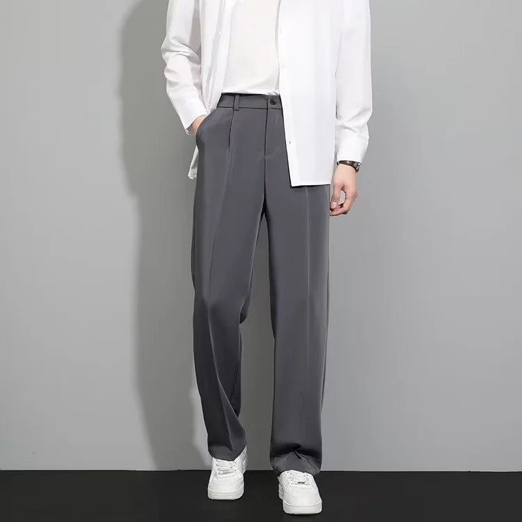Comfortabele Heren Pantalon Wijd Model