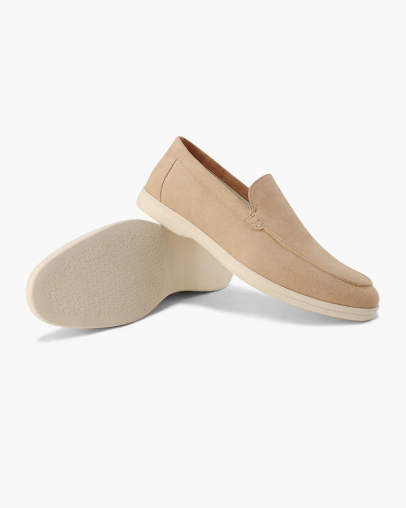 Herenzomerloafers van Suède Elegante Stijl