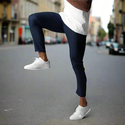 Stretch Broek Slim Fit voor Mannen Stijlvol Design