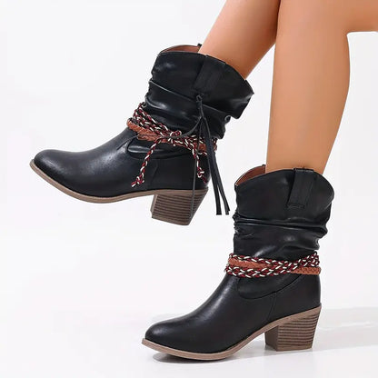 Cowboy Enkellaarsjes Western Stijl voor Dames