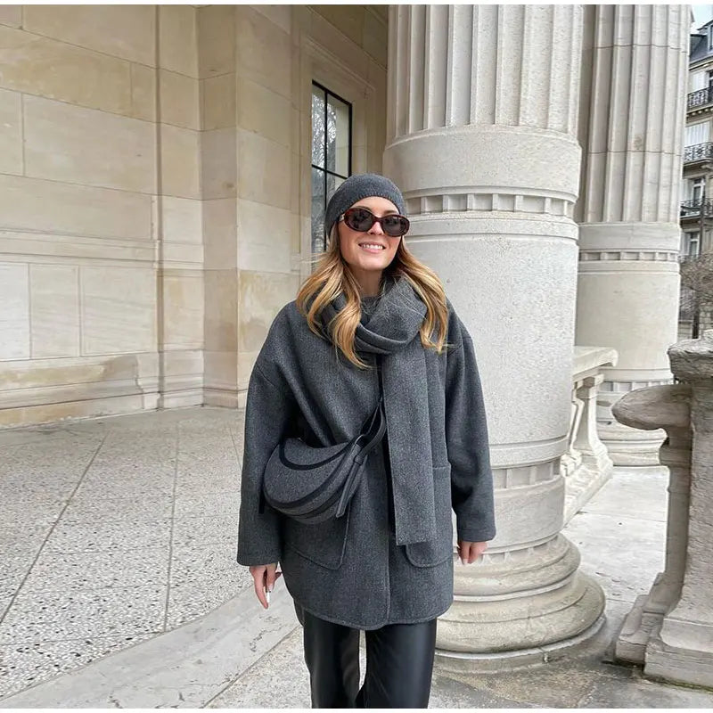 Dames Trenchcoat Vintage Stijlvol Lange Jas