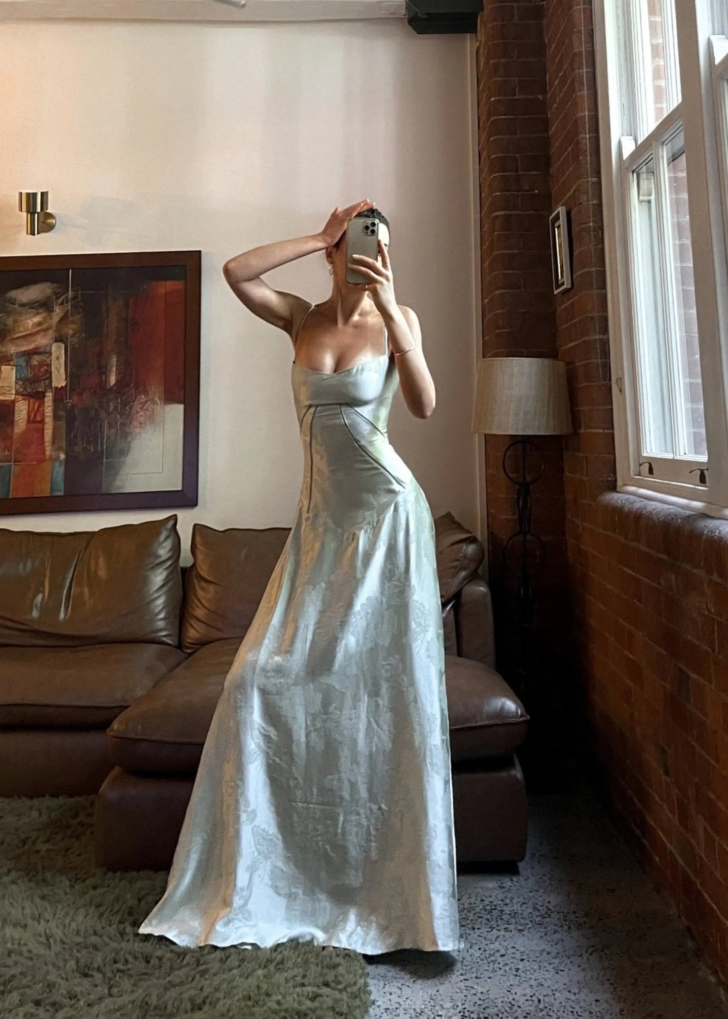 Dames Maxikleed Bloemenprint Spaghettibandjes Zomerjurk