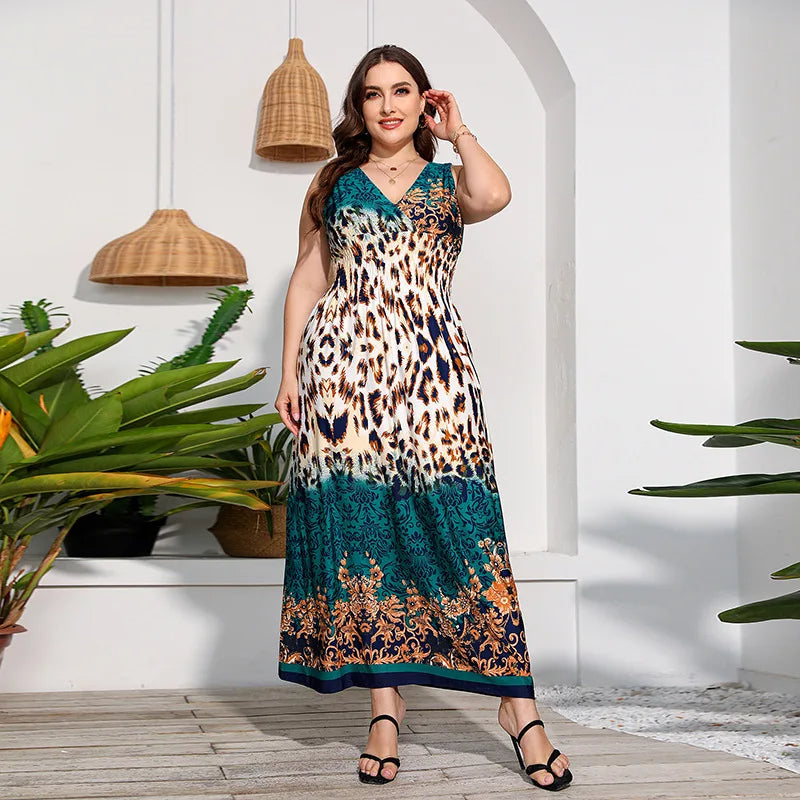 Plus Size Strandjurk Comfortabel Zomerkleding voor Dames
