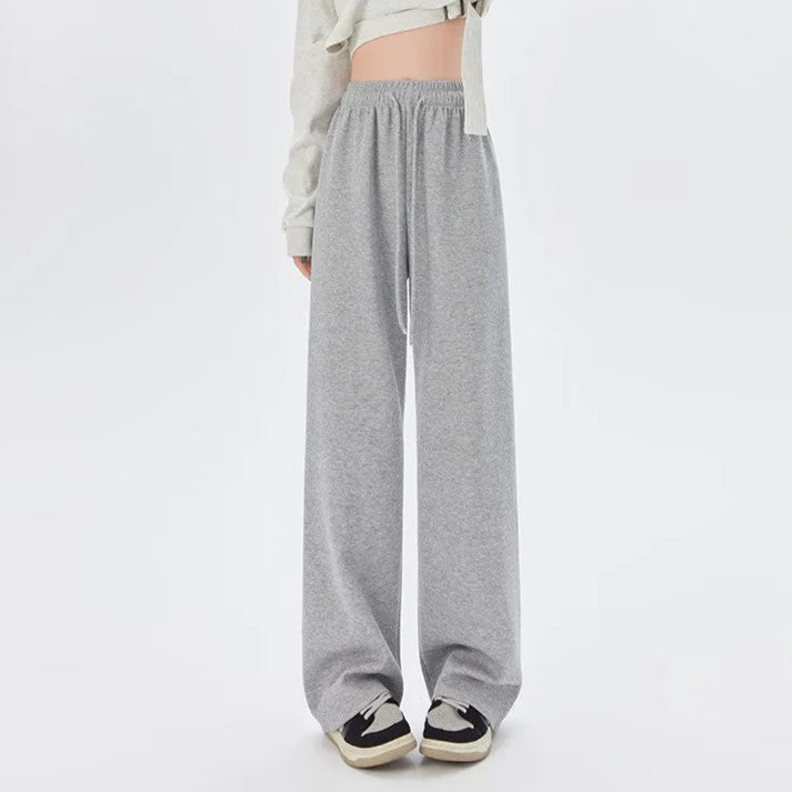 Retro Joggingbroek Vintage Stijlvol Zwart Wit