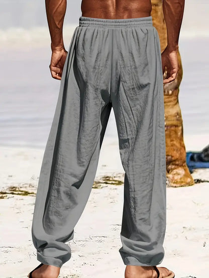 Linnen Herenbroek Casual Maes Zomerbroek Lichtgewicht