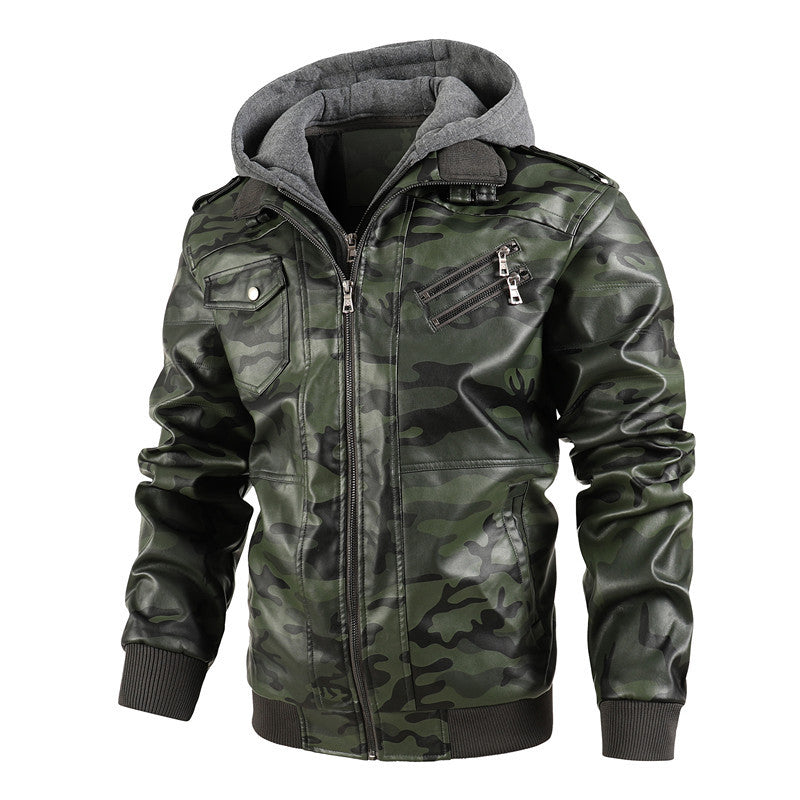 Gavino | Elegante e comoda giacca in pelle con cappuccio 6