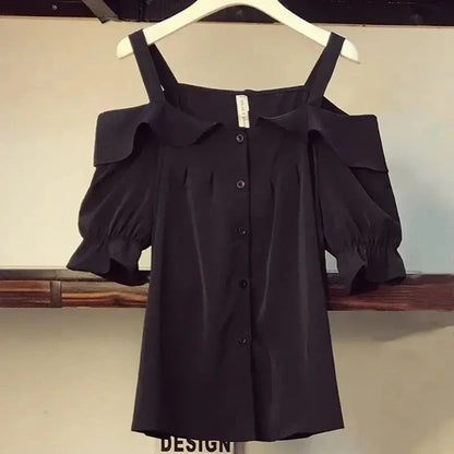Luminique Vintage Chic Gestreepte Tweedelige Set