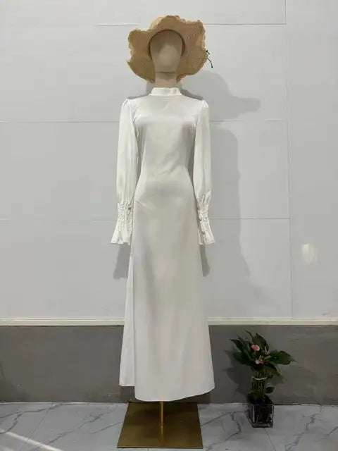 Bloesem Elegante Maxi Jurk voor Vrouwen