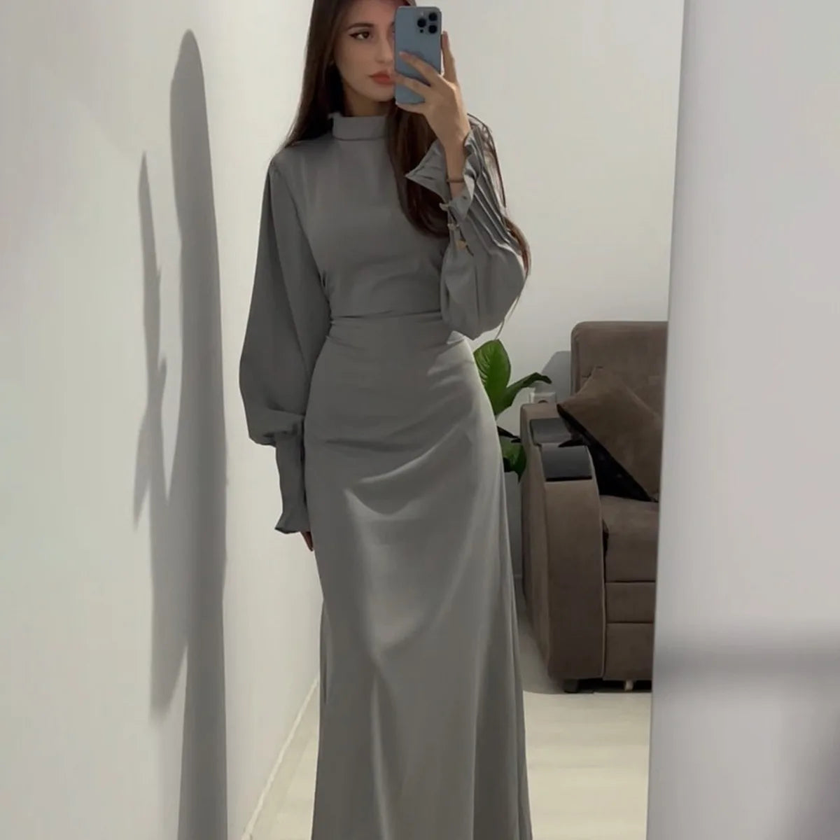 Bloesem Elegante Maxi Jurk voor Vrouwen