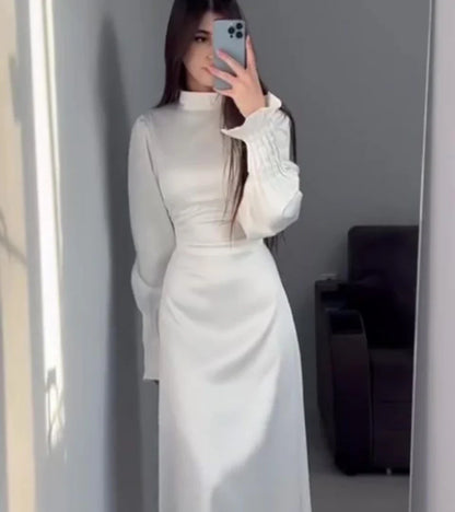 Bloesem Elegante Maxi Jurk voor Vrouwen