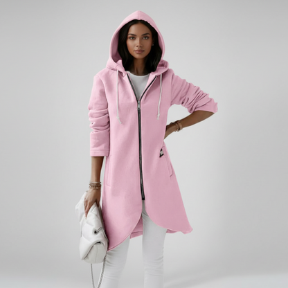 Damesjack Warm en Casual met Capuchon en Rits - Mode Vibes