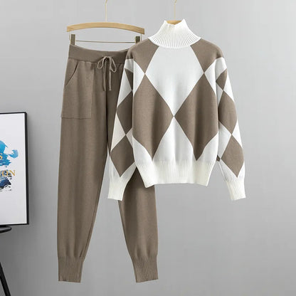 Dames Tweedelige Set Elegante Stijl - Mode Vibes
