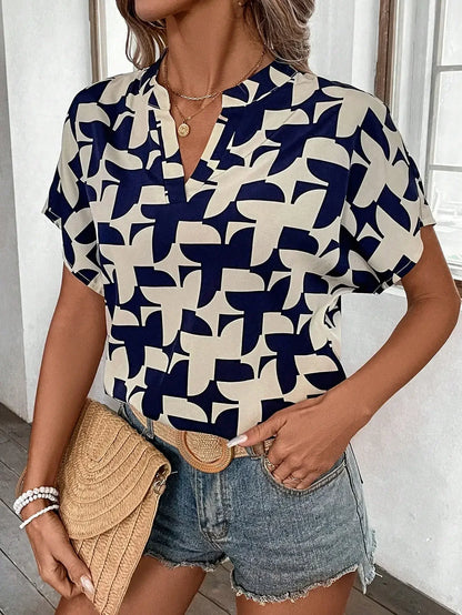 ChicVogue Geometrische Print Blouse