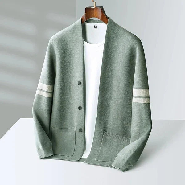 Gerhard – modern gebreid vest met knoopsluiting 0