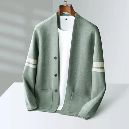 Gerhard – modern gebreid vest met knoopsluiting 0