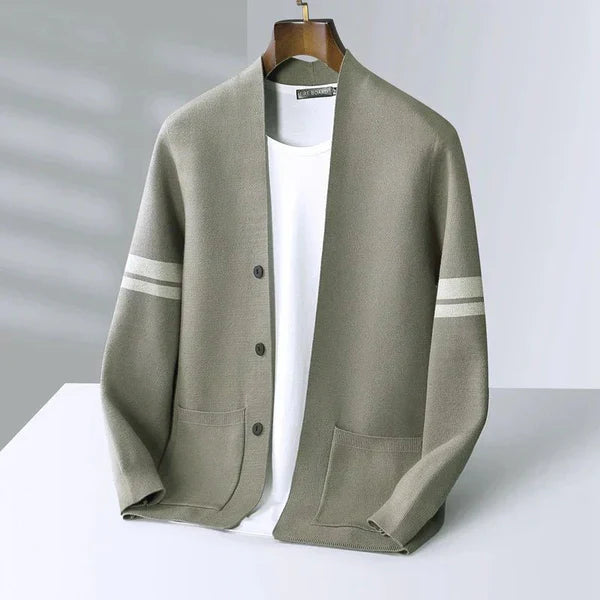 Gerhard – modern gebreid vest met knoopsluiting 3
