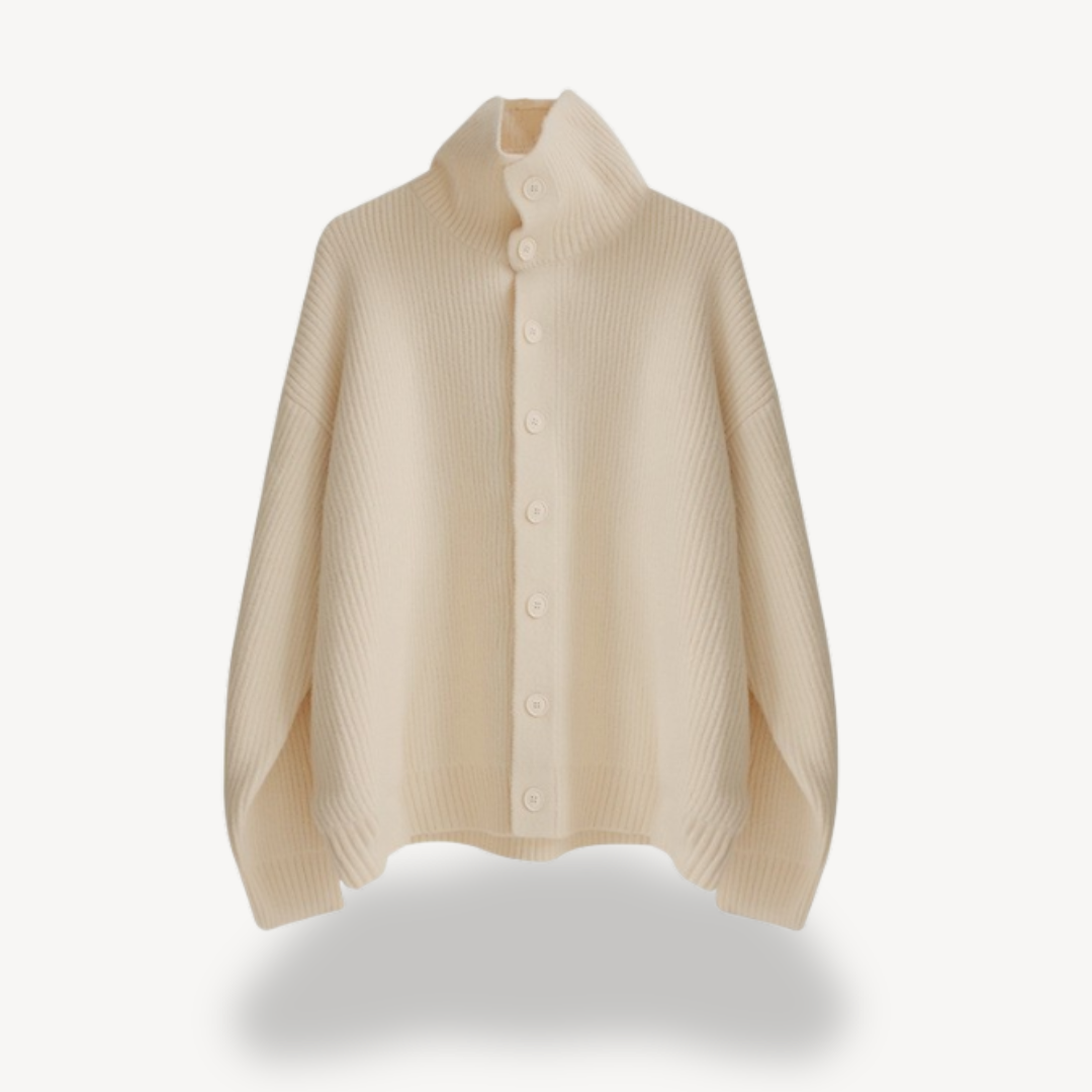 Geribbeld gebreid vest met knoopjes voor heren 0