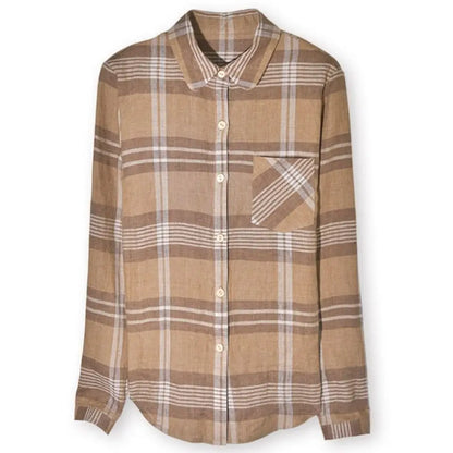 Checkered Shirt Tops - Stijlvolle Damesblouse voor een Casual Vintage Look