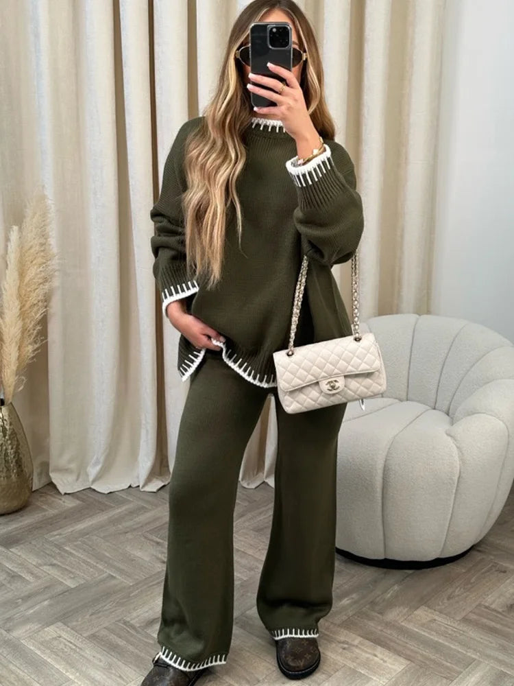 Aurora Set – Warme en Comfortabele Twee-Delige Outfit