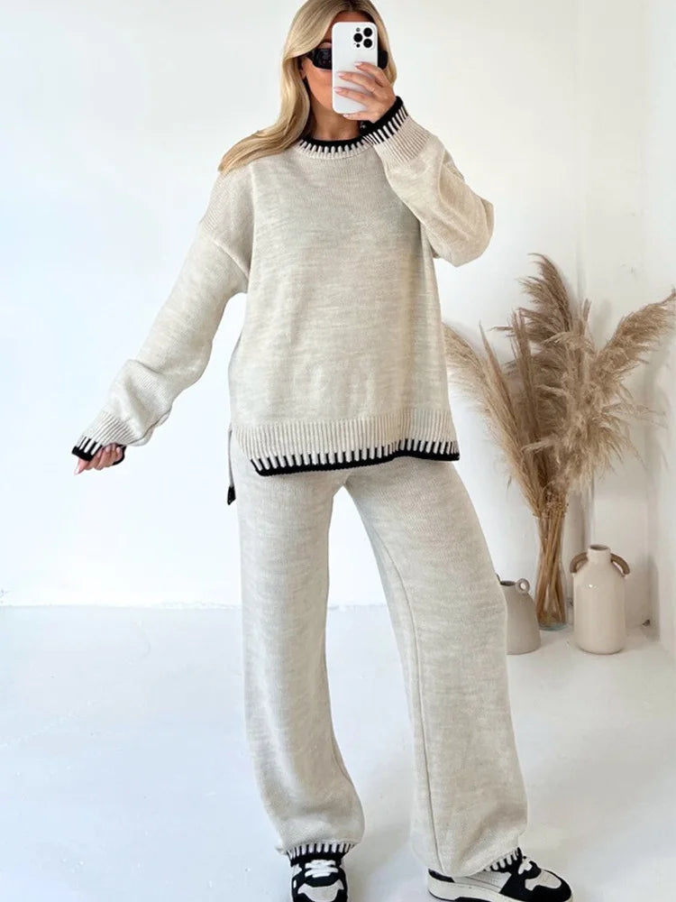 Aurora Set – Warme en Comfortabele Twee-Delige Outfit