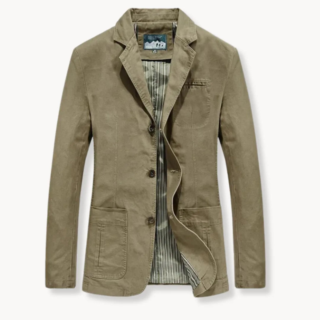 Hugo Blazer Met Reverskraag en Voorzakken - Mode Vibes