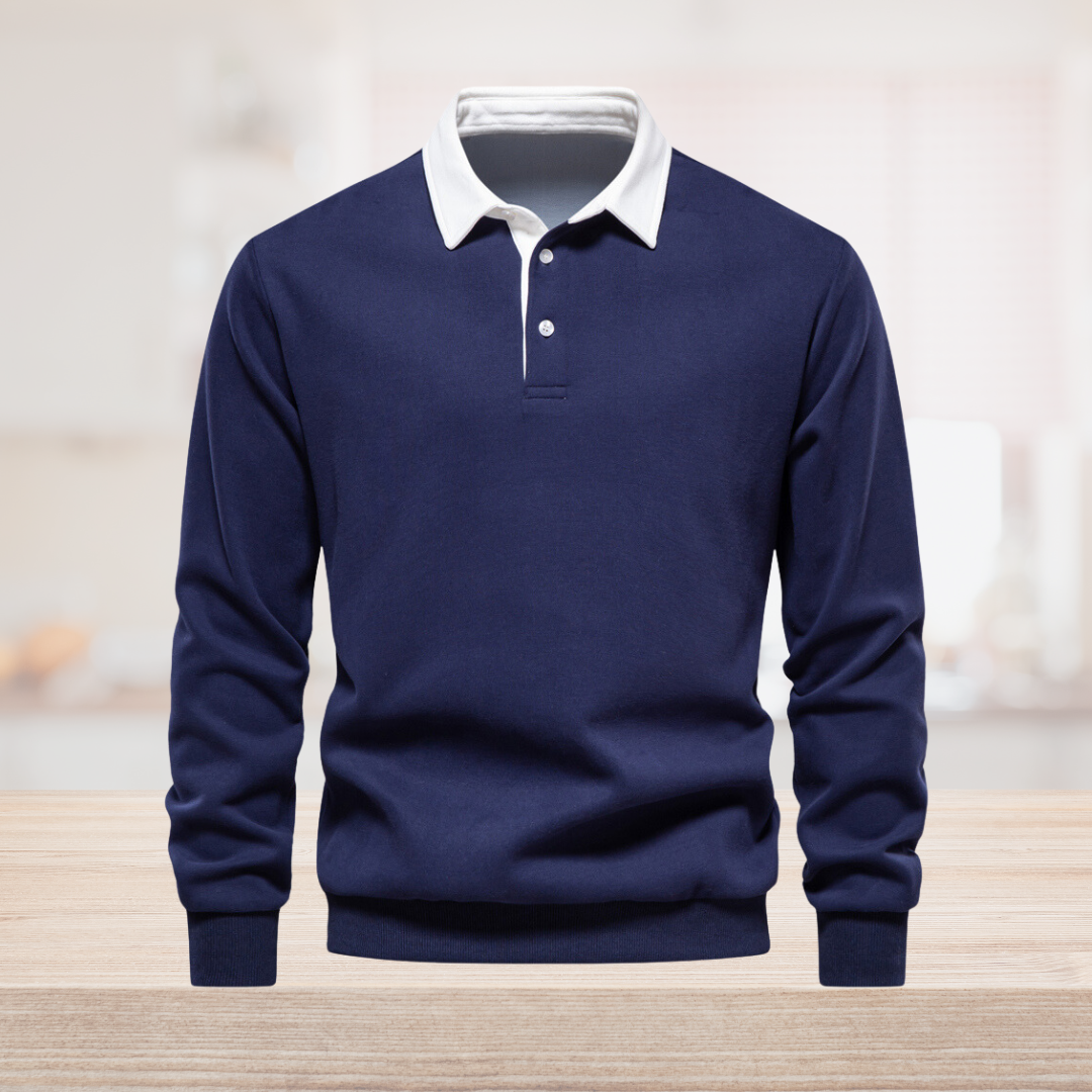 Polo Pullover Heren Hudson Klassiek en Stijlvol - Mode Vibes