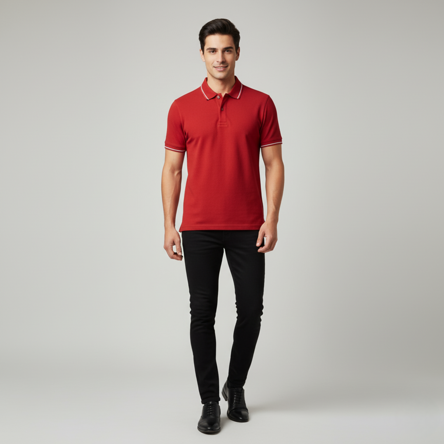 Giorgio | Polo Elegante da Uomo – Ultra Aderente, Comfort Superiore &amp; Stile Moderno 1