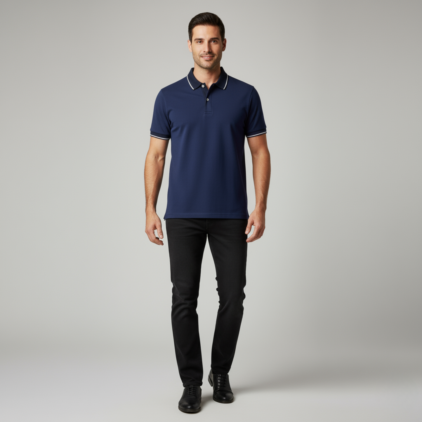 Giorgio | Polo Elegante da Uomo – Ultra Aderente, Comfort Superiore &amp; Stile Moderno 7