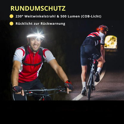Hoofdlamp met Sterke LED en Breedspectrumverlichting