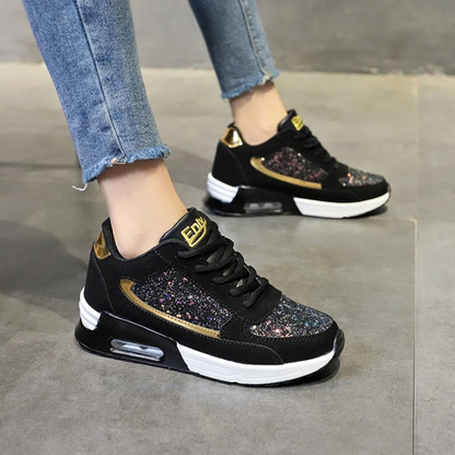 Dameschoenen Glitter Comfortabel Ademend SparkleFit - Mode Vibes