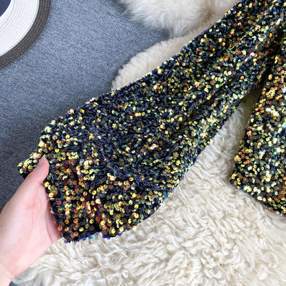 Glitter Top Elize Shimmer Jurk