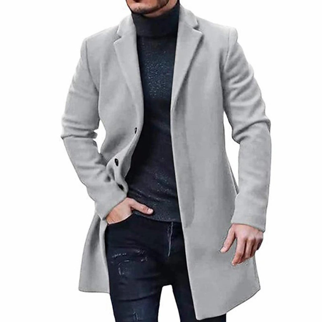 Heren Winterjas Warm en Waterdicht Donker Blauw - Mode Vibes