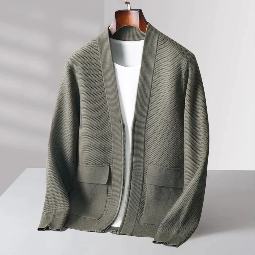 Gebreid Herenvest Casual Stijl voor Mannen