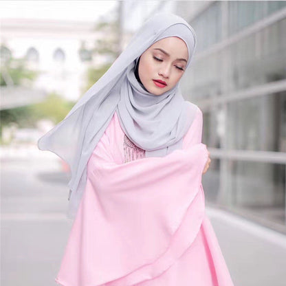Zachte Chiffon Hoofddoek Luxe Hijab voor Vrouwen