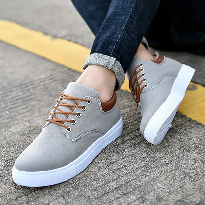Stijlvolle Heren Sneakers Casual Leren Schoenen
