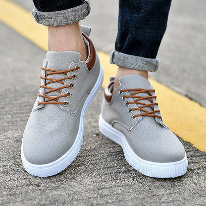 Stijlvolle Heren Sneakers Casual Leren Schoenen